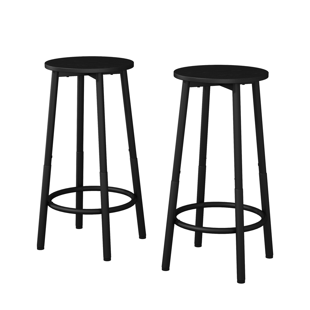 foto del prodotto vicco set di 2 sgabelli da bar nero 31.5 x 64 cm 2 parti