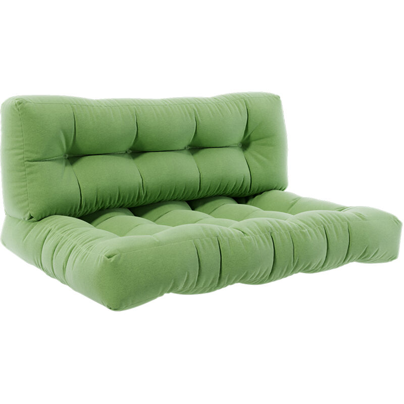 immagine 0 del prodotto vicco set di cuscini per pallet flocken, verde, 120 x 80 cm 2 parti