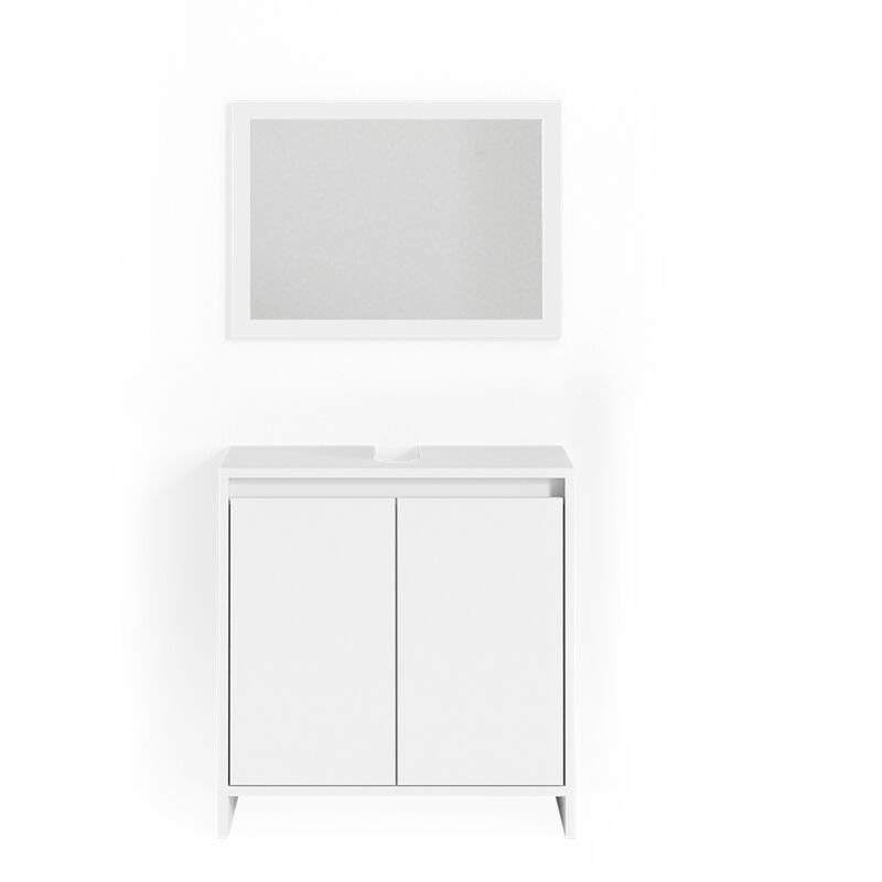 foto del prodotto vicco set mobili bagno bianco 2 parti