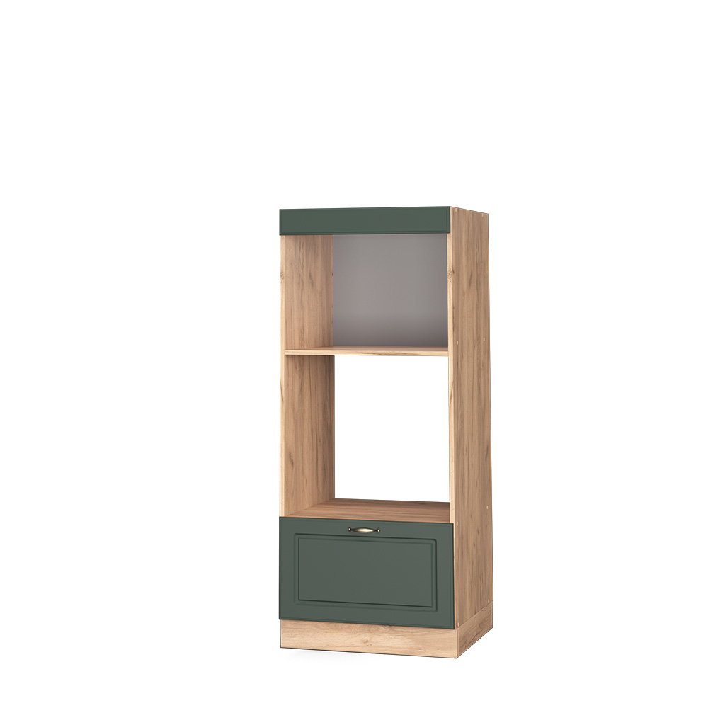 foto del prodotto vicco set mobili bagno verde-oro country house 60 cm aperto