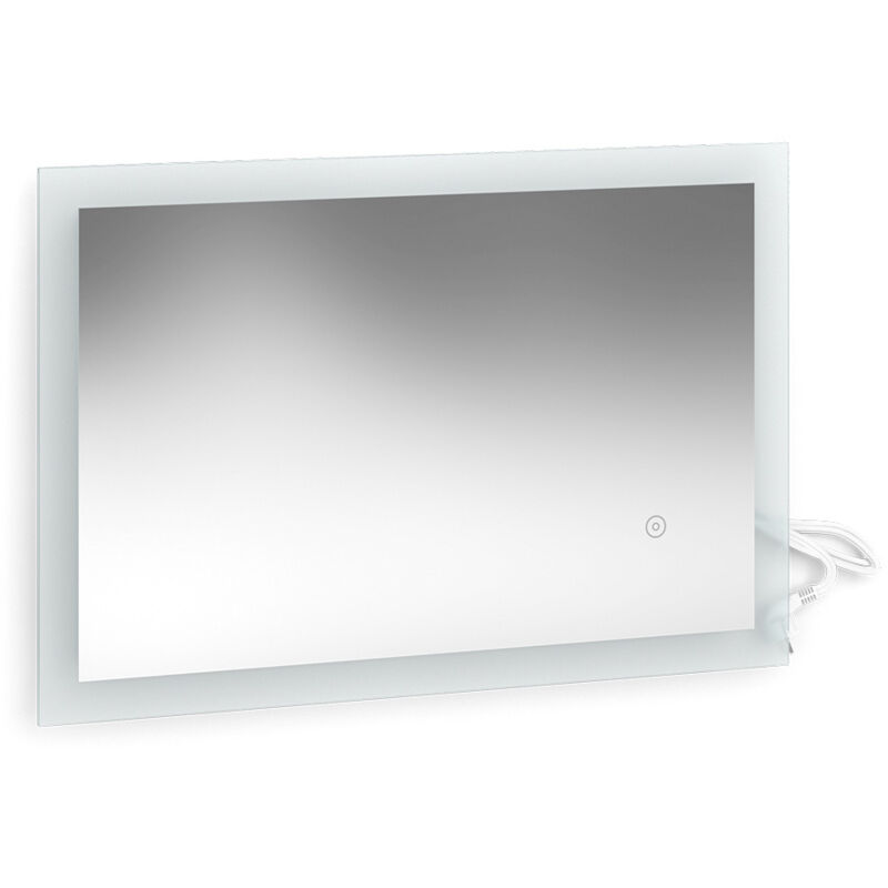 foto del prodotto vicco specchio bagno , bianco, 60 x 40 cm