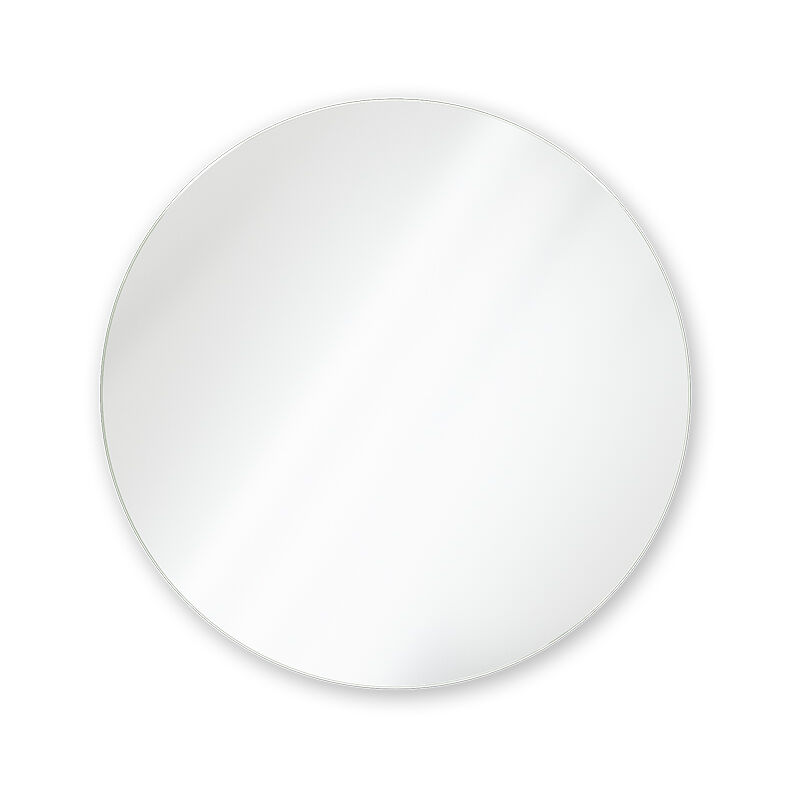 foto del prodotto vicco specchio bagno karen, sonoma bianco, 60 x 60 cm rotondo