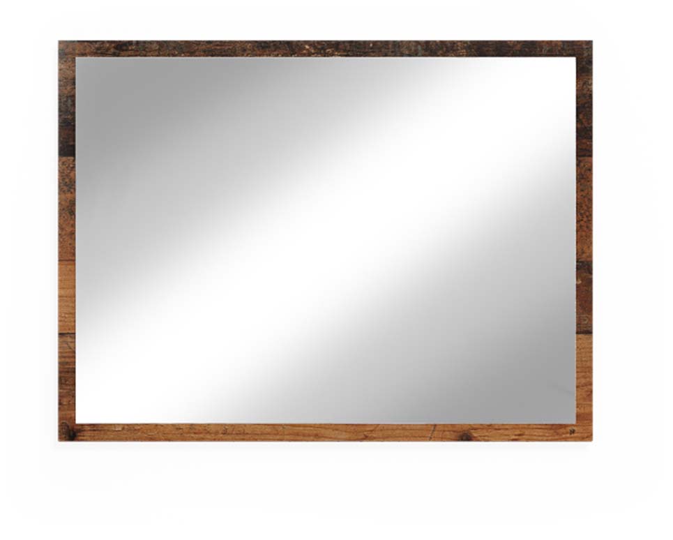 foto del prodotto vicco specchio bagno rovere rustico 45 x 60 cm