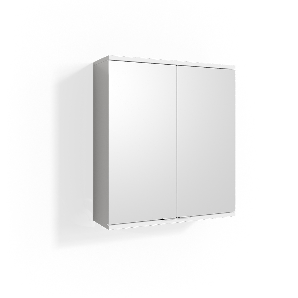 foto del prodotto vicco specchio contenitore bagno bianco 60 x 68 cm