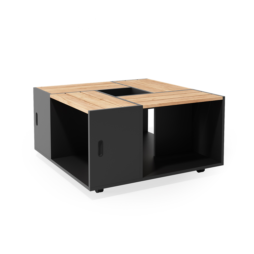 foto del prodotto vicco tavolino da salotto antracite 80 x 80 cm