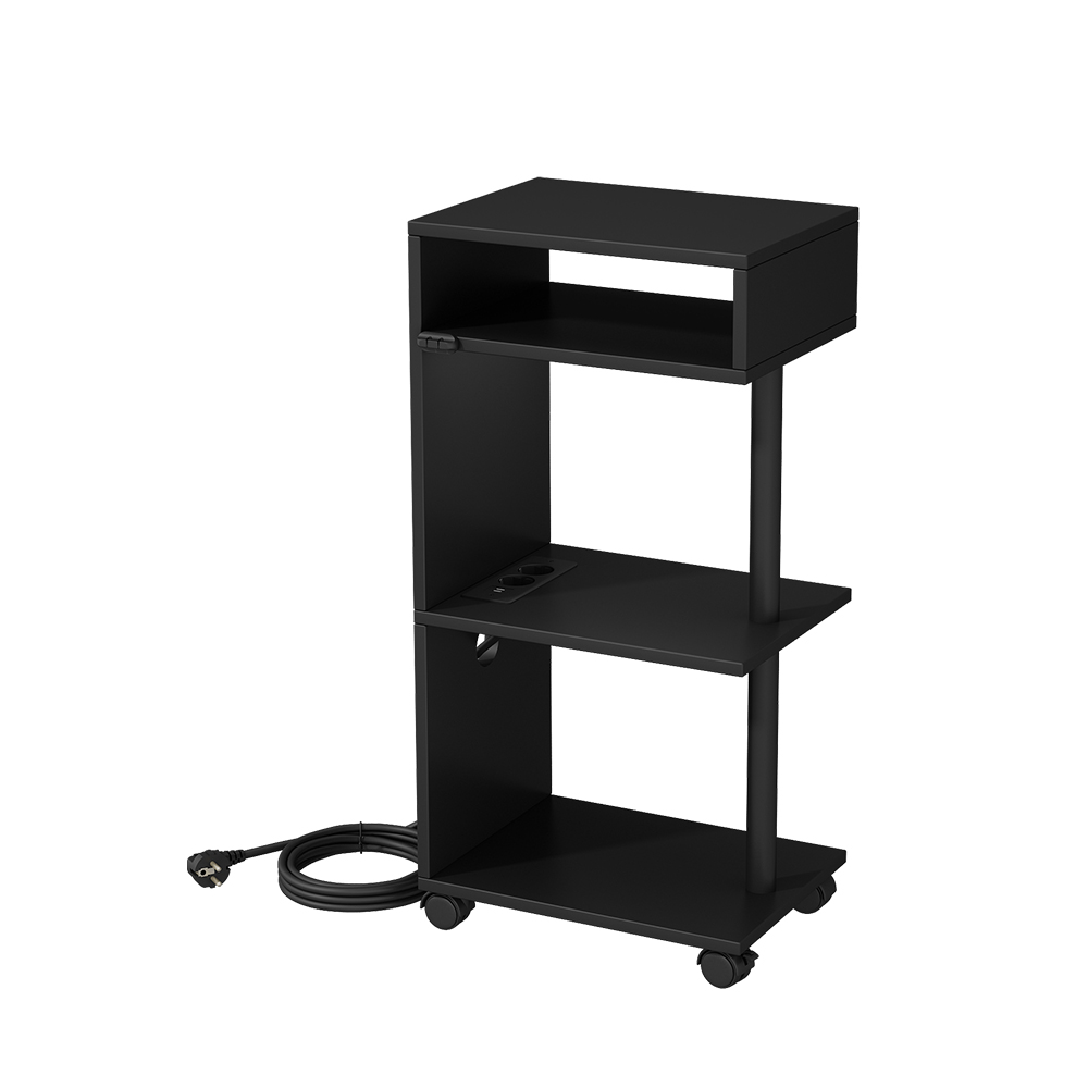 foto del prodotto vicco tavolino nero 28 x 38 cm