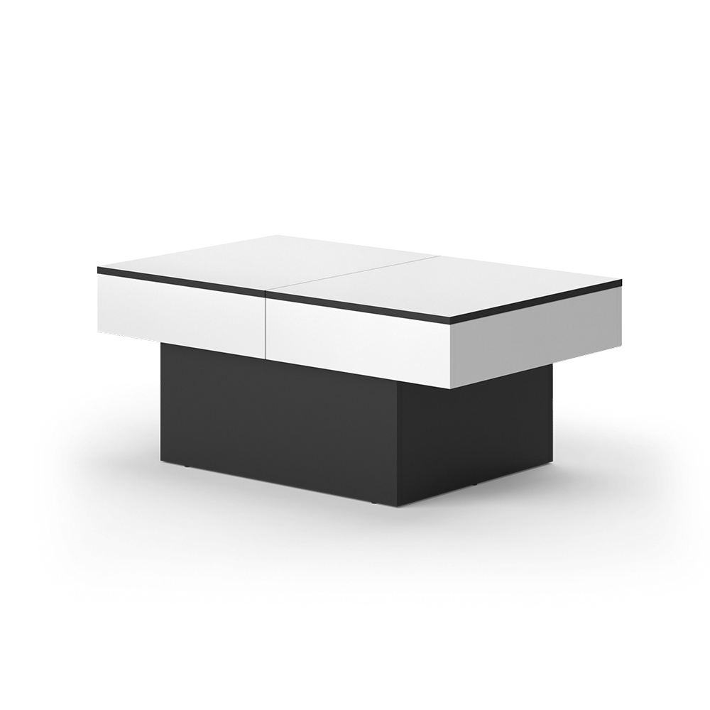 foto del prodotto vicco tavolino salotto boto, nero, 95 x 40 cm estensibile