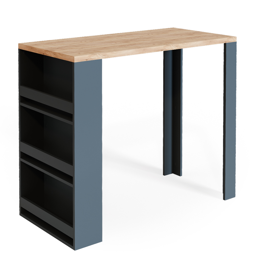 foto del prodotto vicco tavolo bar alto rovere 57 x 117 cm
