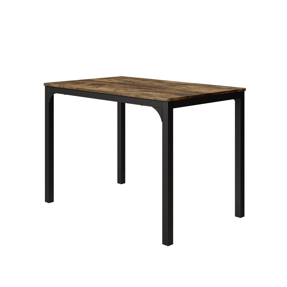 foto del prodotto vicco tavolo da pranzo nero quercia rustico 110 x 70 cm