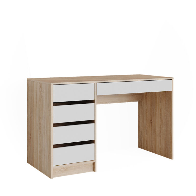 foto del prodotto vicco tavolo da toeletta sherry, bianco sonoma, 120 cm