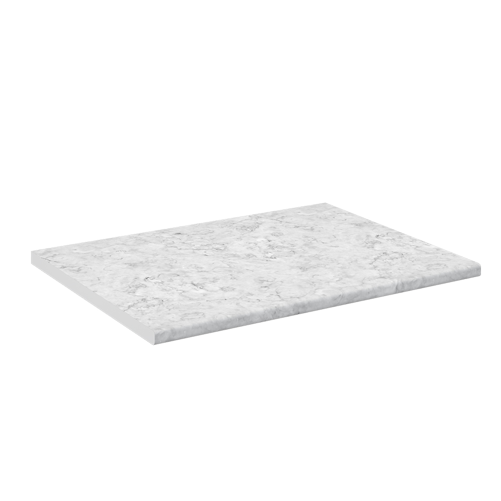 foto del prodotto vicco top cucina marmo bianco 80 cm