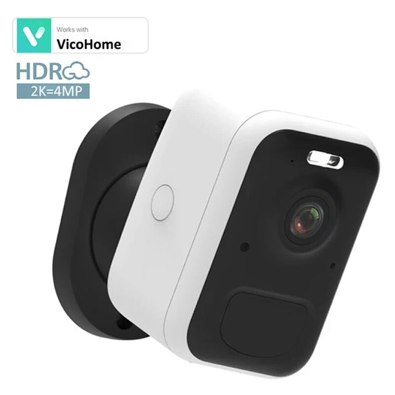 foto del prodotto vicohome telecamera a batteria smart wifi 4mp 2k plug and play
