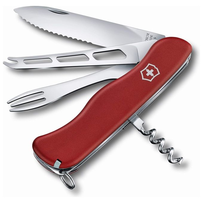 foto del prodotto victorinox coltello multiuso swiss cheese master rosso modello 0.83.13.w