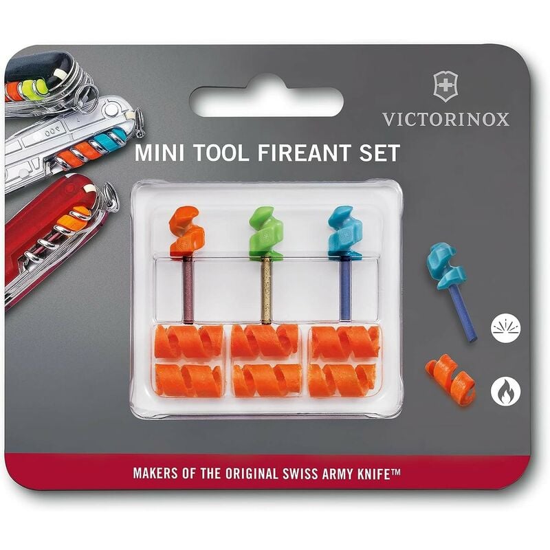 foto del prodotto victorinox - pietra focaia con acciarino per fuoco kit avvio fuoco campeggio 4.1330.b1