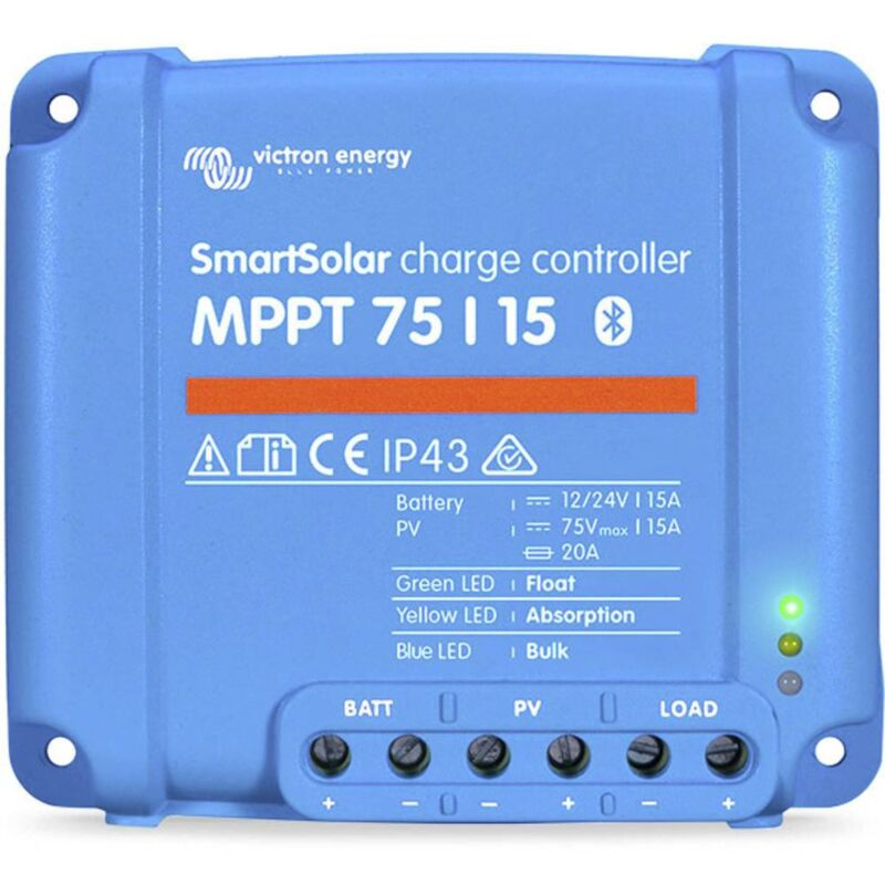 foto del prodotto victron energy scc075015060r regolatore di carica mppt 12 v, 24 v 15 a