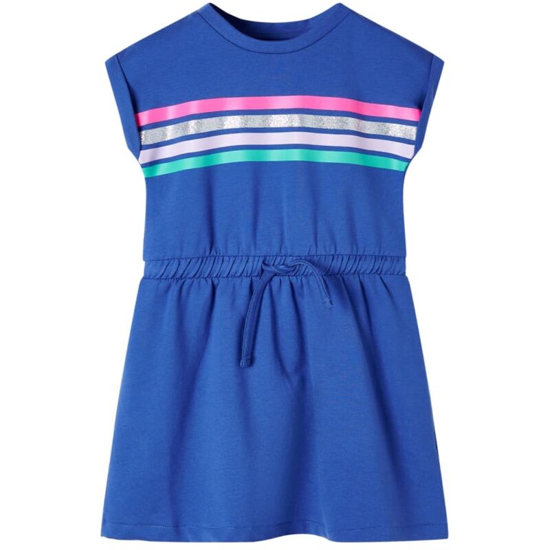 foto del prodotto vidaxl abito per bambini con coulisse blu cobalto 116
