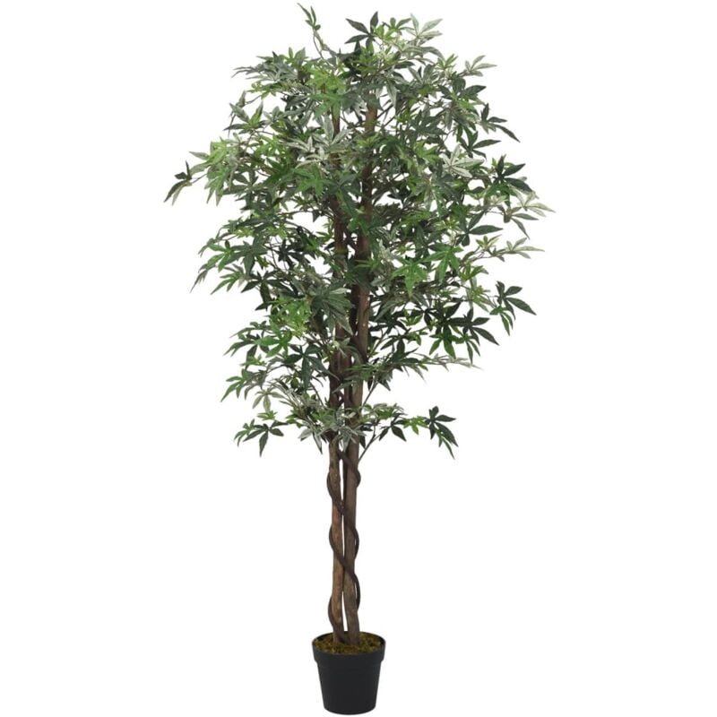 foto del prodotto vidaxl acero artificiale 336 foglie 120 cm verde