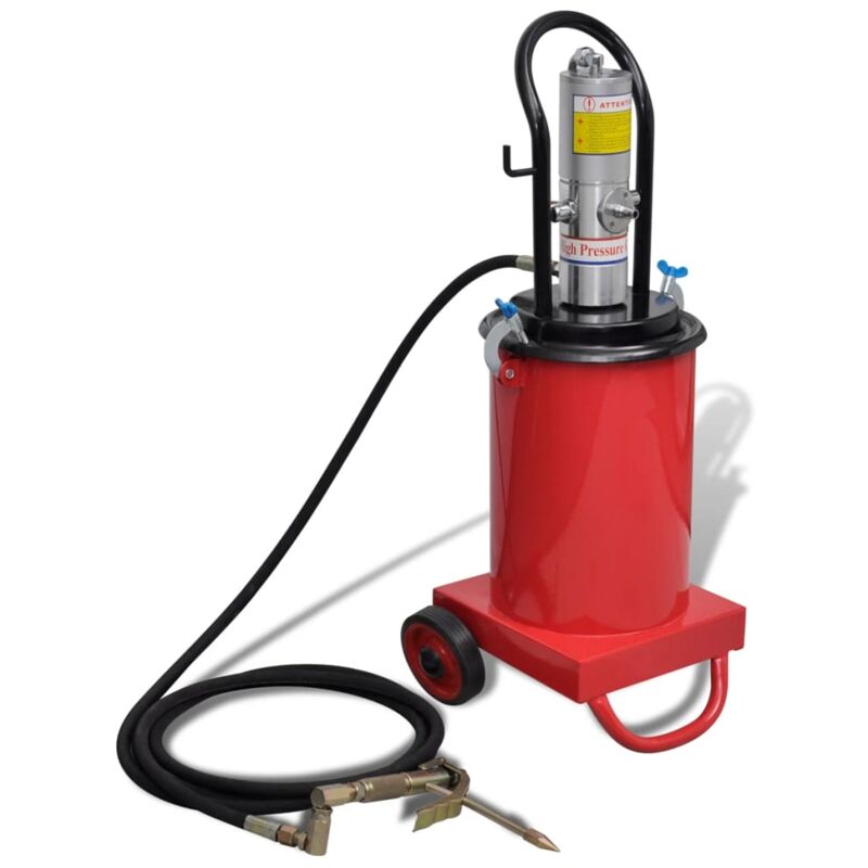 foto del prodotto vidaxl airpress iniettore pneumatico di grasso 12 l