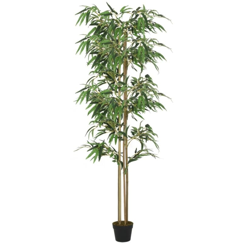 foto del prodotto vidaxl albero bamb artificiale 1216 foglie 180 cm verde