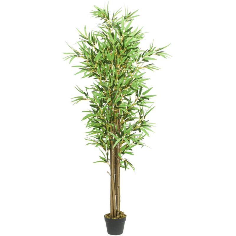 foto del prodotto vidaxl albero bamb artificiale 1288 foglie 180 cm verde