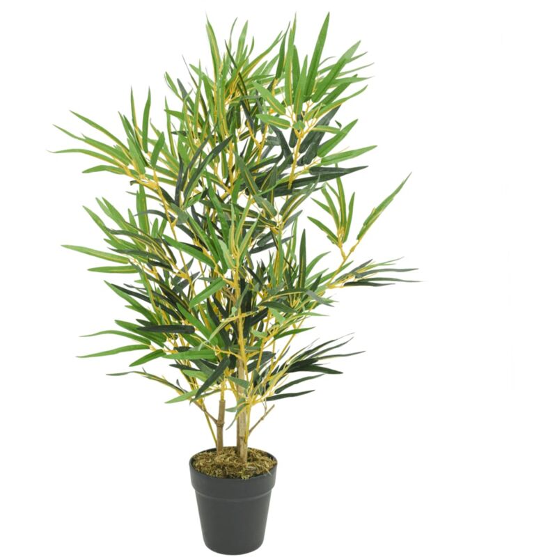 foto del prodotto vidaxl albero bamb artificiale 368 foglie 80 cm verde