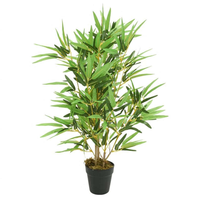 foto del prodotto vidaxl albero bamb artificiale 368 foglie 80 cm verde