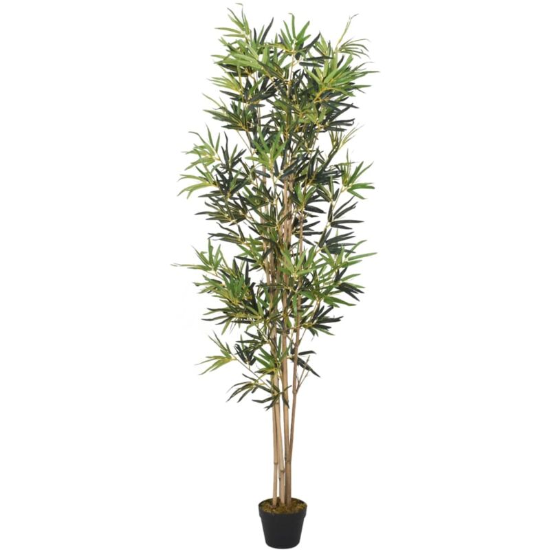 foto del prodotto vidaxl albero bamb artificiale 828 foglie 150 cm verde