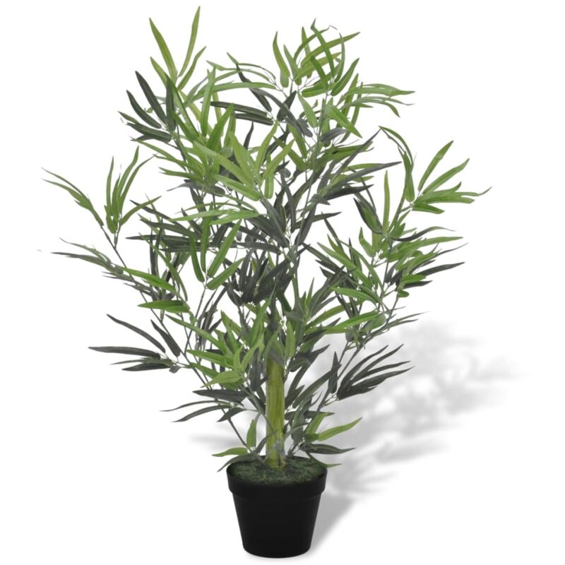 foto del prodotto vidaxl albero bamb artificiale con vaso 80 cm