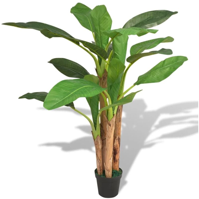 foto del prodotto vidaxl albero banana artificiale con vaso 175 cm verde