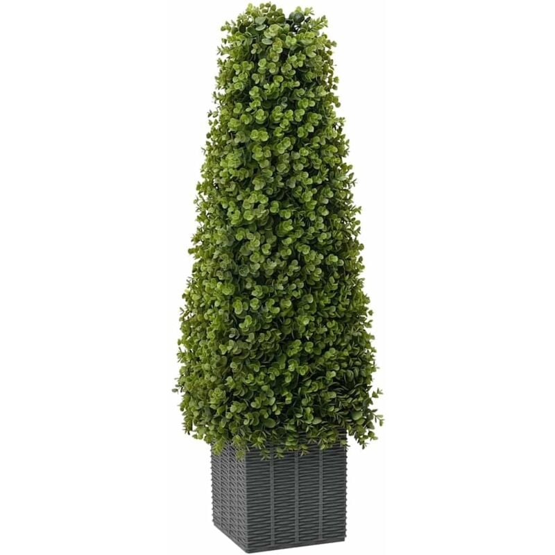 foto del prodotto vidaxl albero di eucalipto artificiale con vaso 27x27x90 cm verde