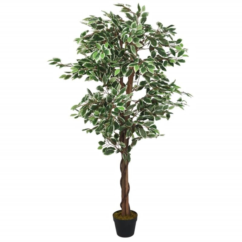 immagine 0 del prodotto vidaxl albero di ficus artificiale 378 foglie 80 cm verde