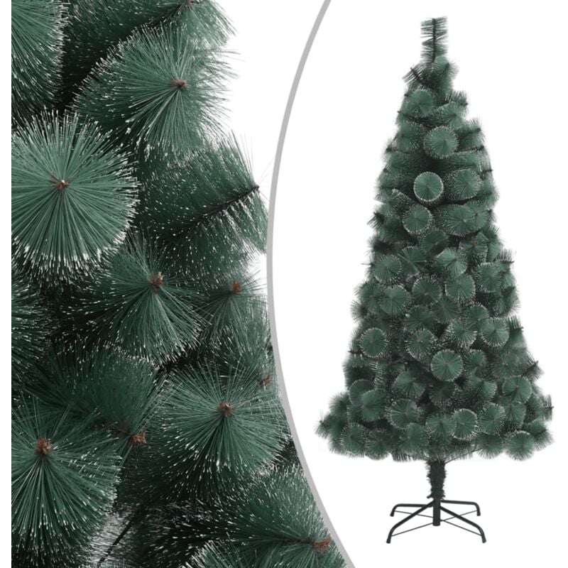 foto del prodotto vidaxl albero di natale artificiale con supporto verde 180 cm pet