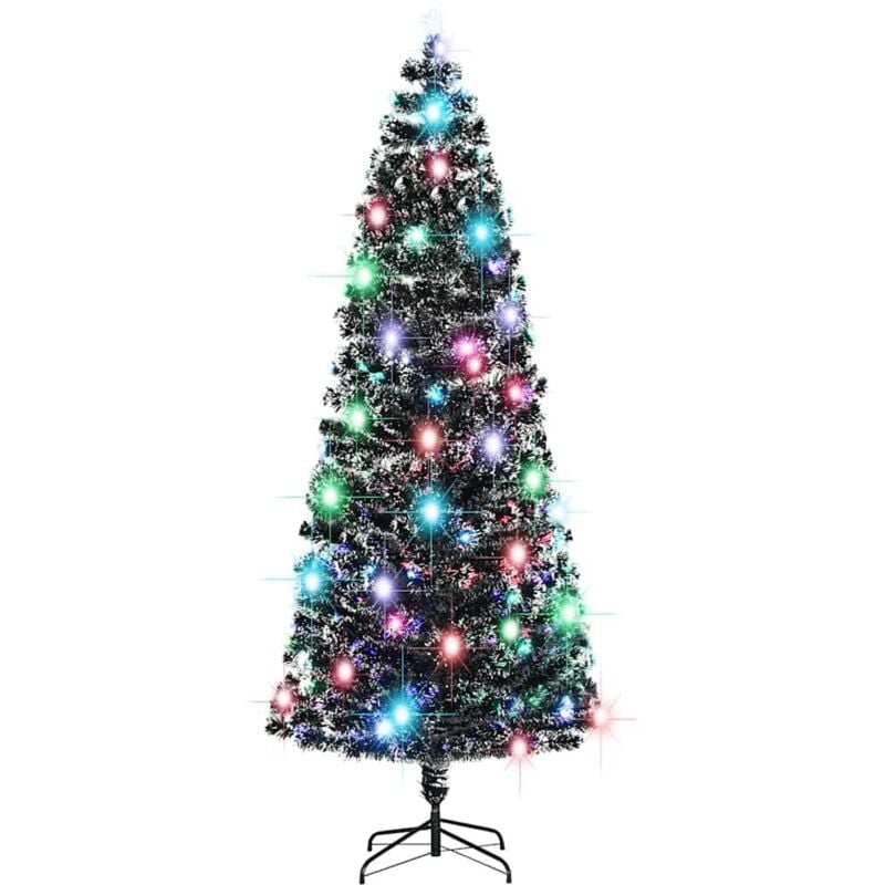 foto del prodotto vidaxl albero di natale preilluminato con supporto 240 cm fibra ottica