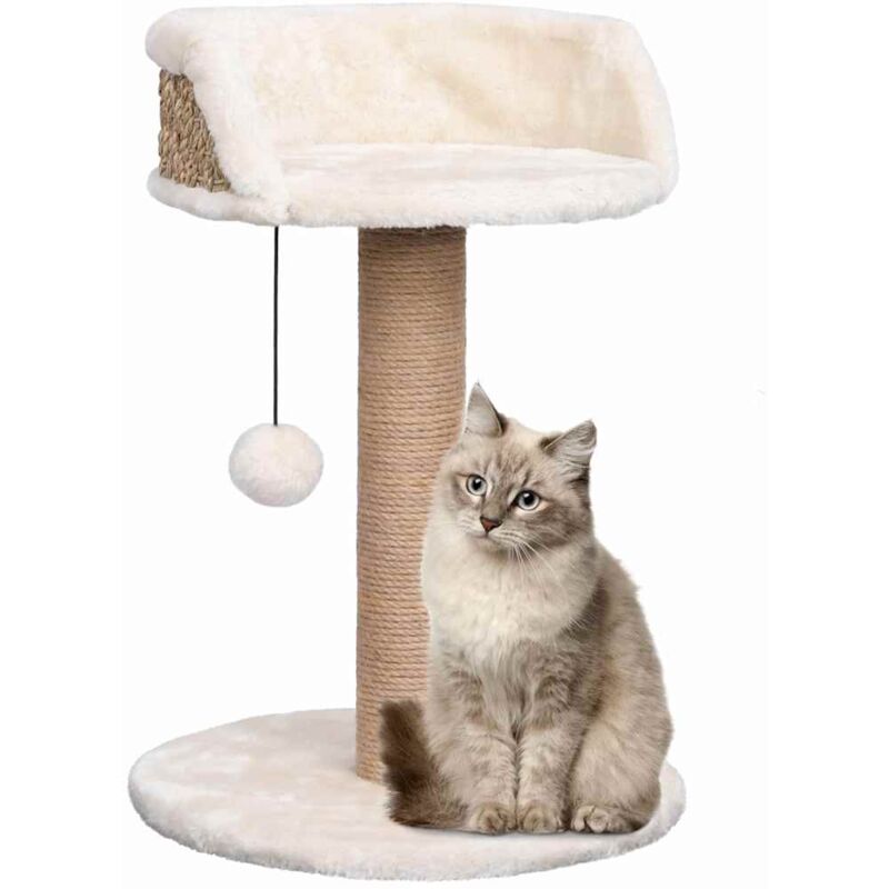 foto del prodotto vidaxl albero per gatti con palo tiragraffi 49 cm in giunco