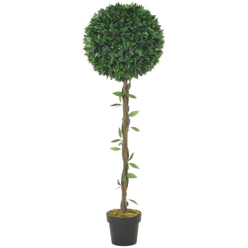 foto del prodotto vidaxl alloro artificiale con vaso verde 130 cm