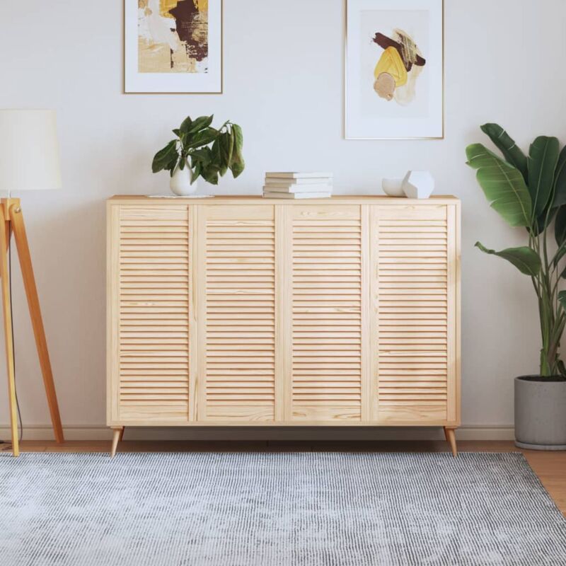 foto del prodotto vidaxl ante con design a lamelle 4 pz 99,3x39,4 cm in legno di pino