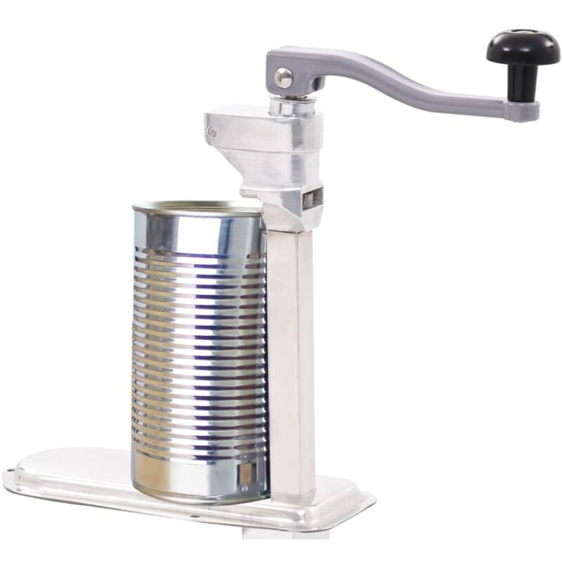 foto del prodotto vidaxl apriscatole argento 70 cm alluminio e acciaio inossidabile