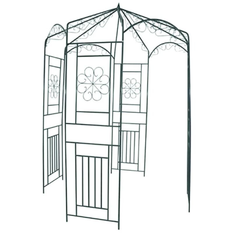 foto del prodotto vidaxl arco da giardino 250 cm verde scuro