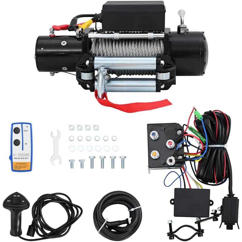 foto del prodotto vidaxl argano elettrico 12 v 5909 kg