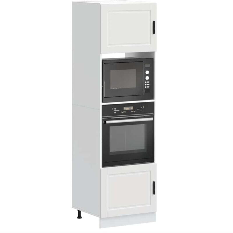 foto del prodotto vidaxl armadi forno 2 pz porto bianchi in legno multistrato