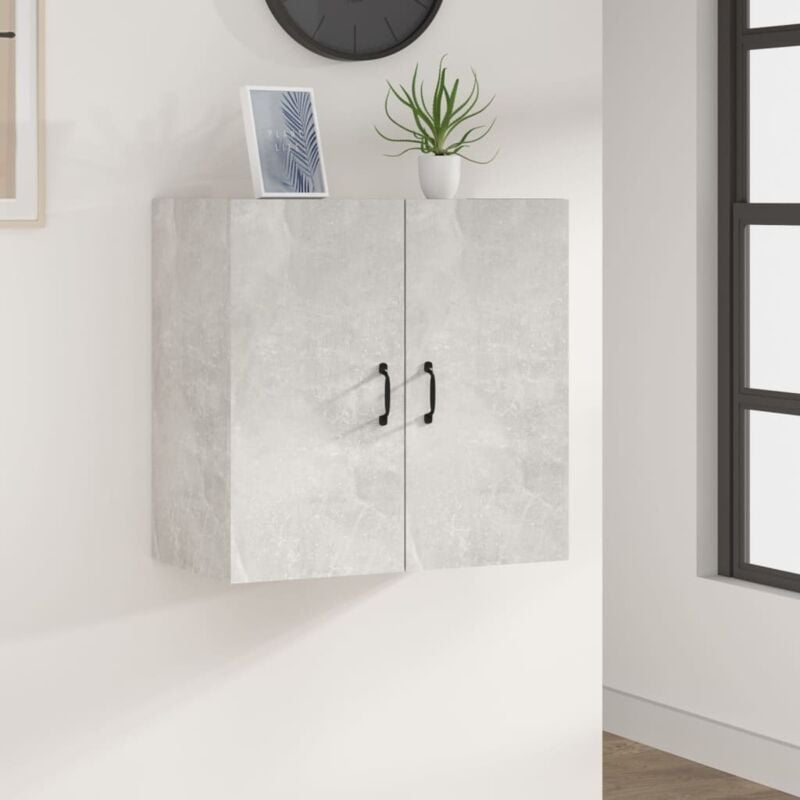 foto del prodotto vidaxl armadietto a muro grigio cemento 60x31x60 cm legno multistrato