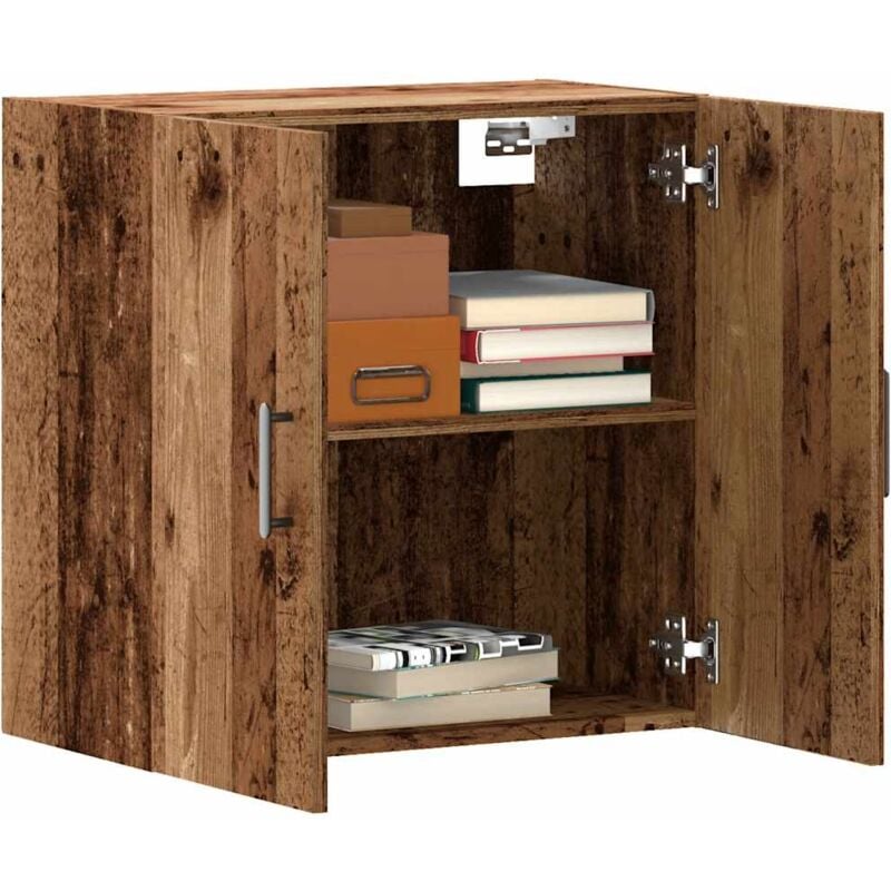 foto del prodotto vidaxl armadietto a muro legno vecchio 60x31x60 cm in truciolato