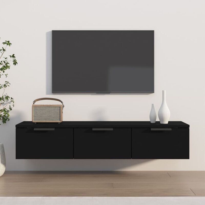 foto del prodotto vidaxl armadietto a muro nero 102x30x20 cm in legno multistrato