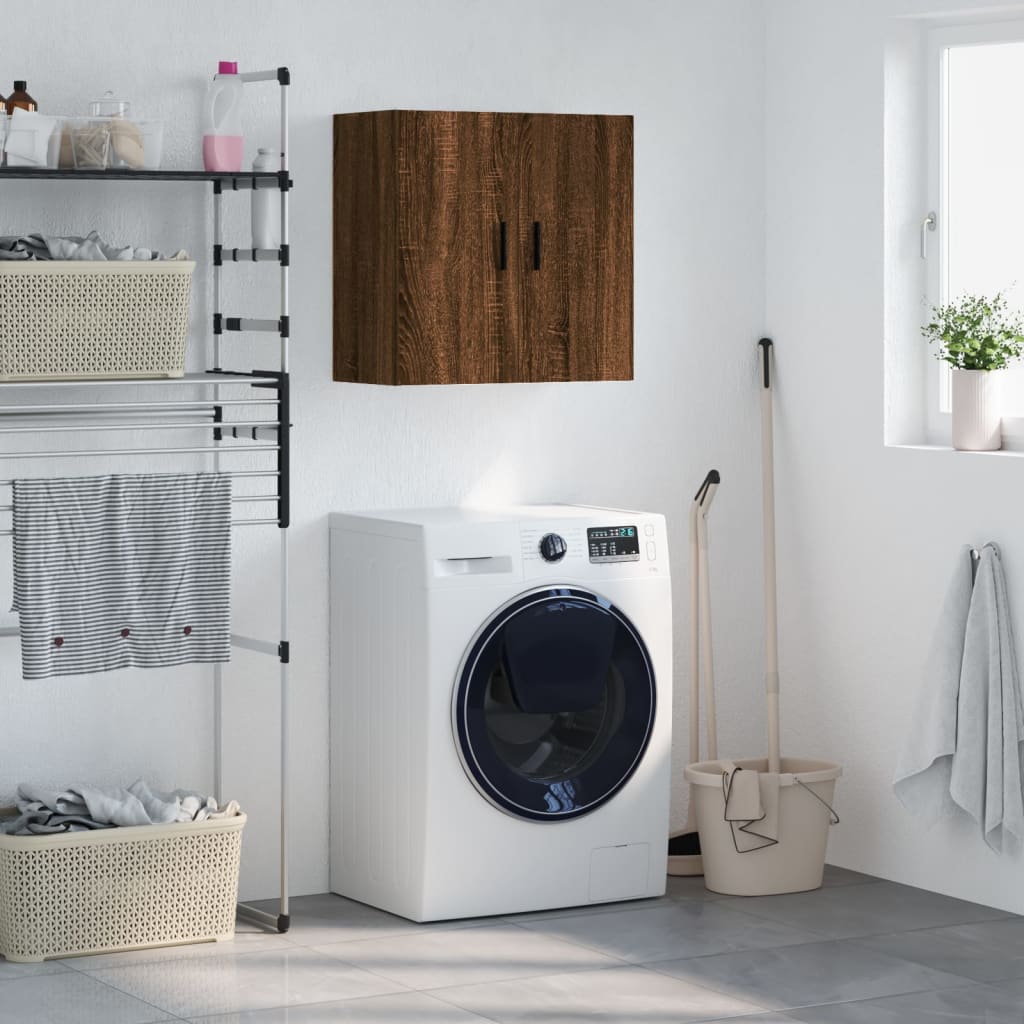 foto del prodotto vidaxl armadietto a muro rovere marrone 60x31x60 cm legno multistrato