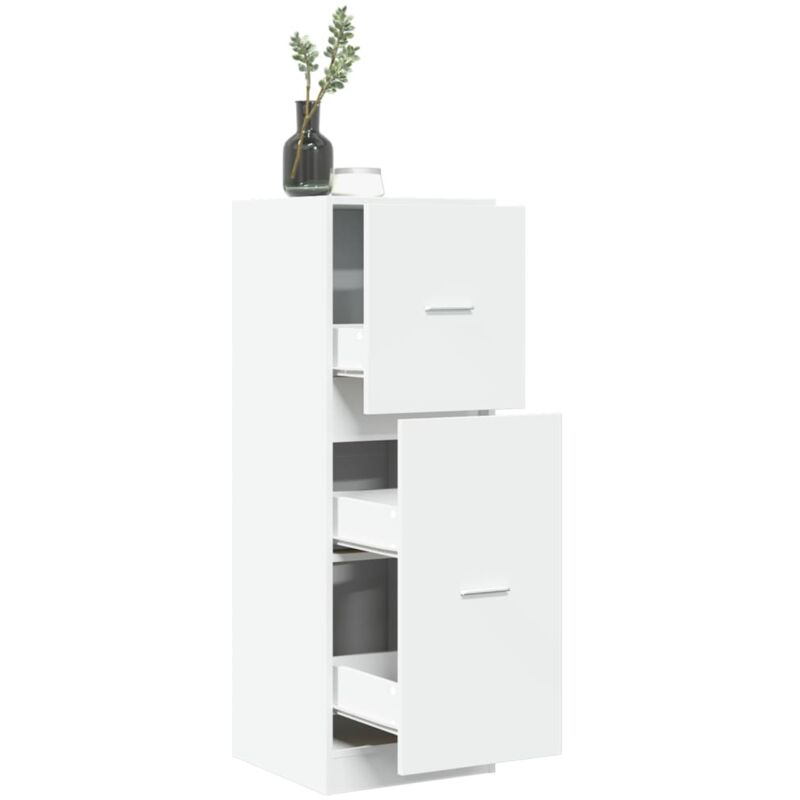 foto del prodotto vidaxl armadietto da farmacia bianco 40x41x118 cm in truciolato