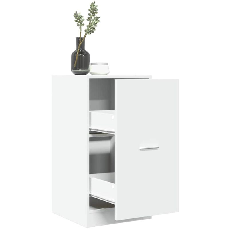 foto del prodotto vidaxl armadietto da farmacia bianco 40x41x77,5 cm in truciolato