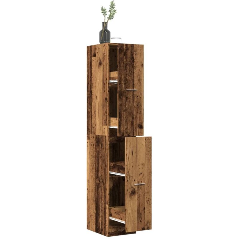 foto del prodotto vidaxl armadietto da farmacia legno vecchio 30x41x174,5 cm truciolato