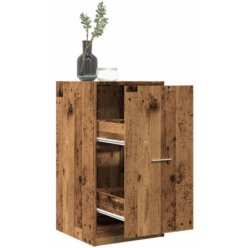 foto del prodotto vidaxl armadietto da farmacia legno vecchio 40x41x77,5cm in truciolato