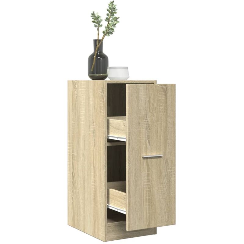 foto del prodotto vidaxl armadietto da farmacia rovere sonoma 30x41x77,5cm in truciolato