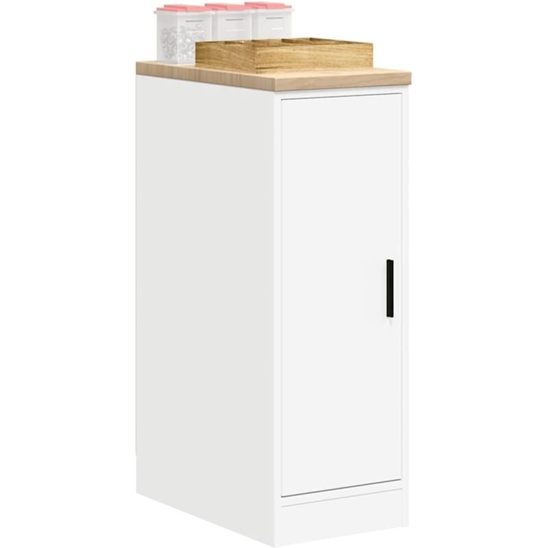 foto del prodotto vidaxl armadietto da garage bianco 30x51x85 cm legno massello di pino